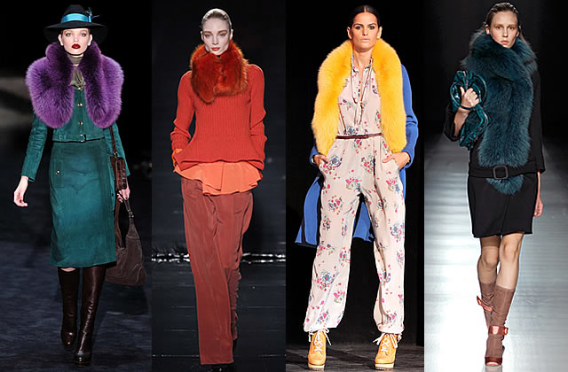 Fourrurecolorée-gucci-sportmax-paul&joe-prada Tendances Mode Automne Hiver 2011 2012