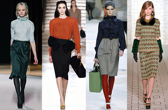 Jupecrayon-ninaricci-miumiu-fendi-marni Tendances Mode Automne Hiver 2011 2012