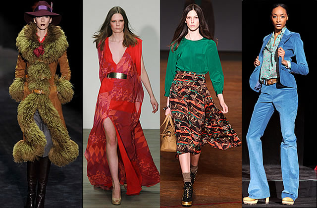 Seventies-gucci-matthewilliamson-mbym-paul&joe Tendances Mode Automne Hiver 2011 2012