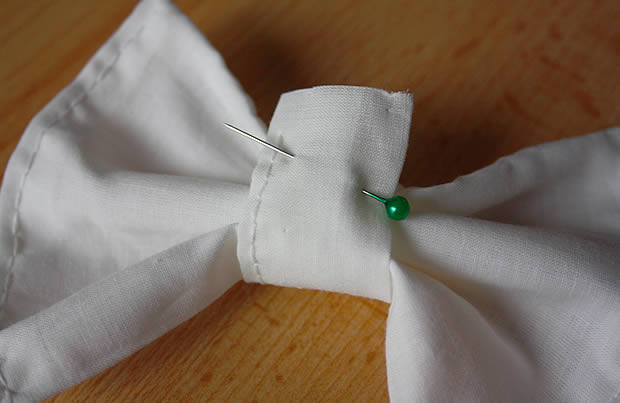 Tuto &#8211; Une barrette noeud en tissu