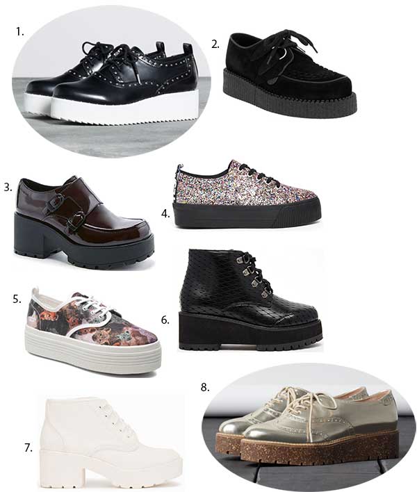 chaussure plateforme marque