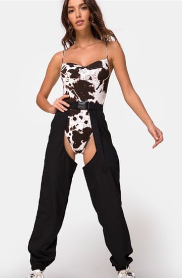 Pantalon-culotte noir, Motel Rocks, 48£