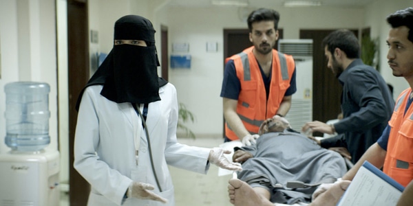 Mila Alzahrani (Maryam) dans The Perfect Candidate (Copyright Razor Film)