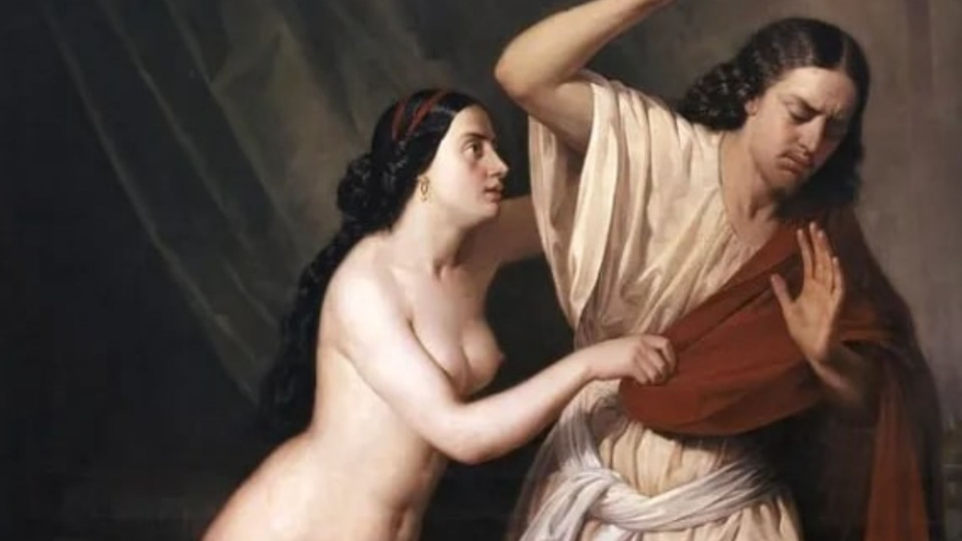 Antonio María Esquivel, "Joseph et la femme de Putiphar", 1854