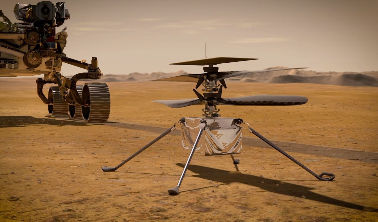 Comment Perseverance Va T Il Poser Le Petit Helicoptere Ingenuity Sur Mars